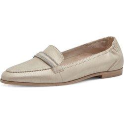 Mocasines Elegantes de Mujer en Piel Beige