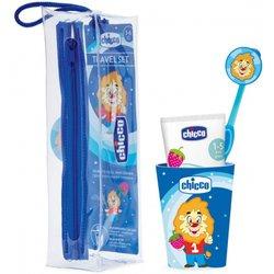 CHICCO TRAVEL SET DENTAL 1 A 5 AÑOS ROSA O AZUL