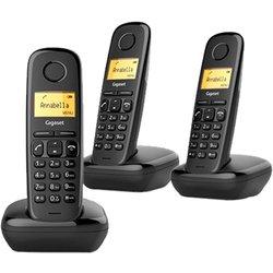 Gigaset A170 Teléfono Dect Trio Negro