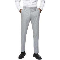 Pantalón Selected Mylologan de traje gris de hombre