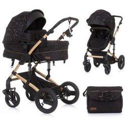 Carrito De Bebé Camea Dúo Convertible Con Bolso De CHIPOLINO Ebony