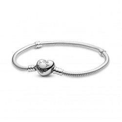 pulsera pandora cierre corazón - 590719