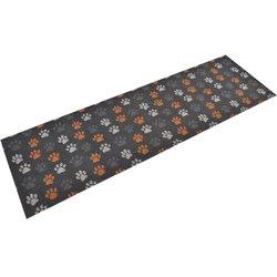 Alfombra de cocina Lavable Paws 60x180 cm Terciopelo