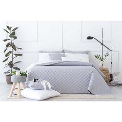 Colcha chic gris claro cama 105 - 200x260cm