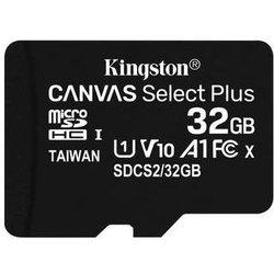 KINGSTON TARJETA MICROSD 32GB CANVAS SELECT PLUS