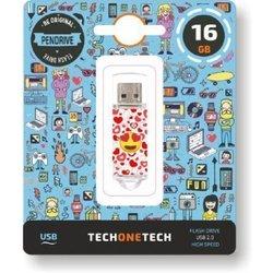 PENDRIVE 16GB USB 2.0 HEART-EYES