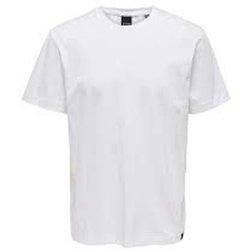 Camiseta only & s max life white hombre