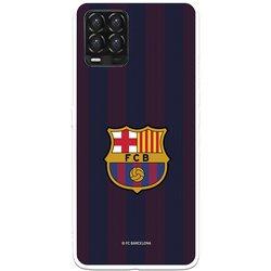 Funda para Realme 8 del Barcelona Rayas Blaugrana - Licencia Oficial FC Barcelona