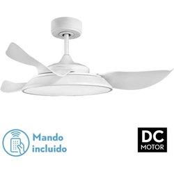 Akunadecor - Ventilador De Techo Metal Blanco Sierra