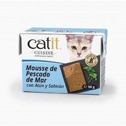 Catit Cuisine Mousse 12 x 90 g - Atún con salmón