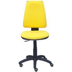 Silla Elche CP bali amarillo ruedas de parquet