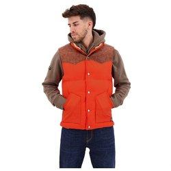 Superdry Chaleco Mountain Cuero Mix Naranja