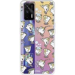 Funda para Realme GT Oficial de Disney Chip Potts Siluetas - La Bella y la Bestia