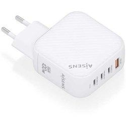 Aisens Cargador GaN 100W PD3.0 QC4.0 3x USB-C Blanco