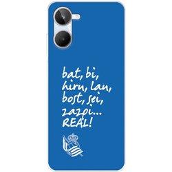 Funda para Realme 10 del Real Sociedad de Fútbol Real grito afición  - Licencia Oficial Real Sociedad de Fútbol