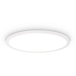 Ideal lux fly foco led semi empotrado integrado 45cm blanco, 3000k, ip40