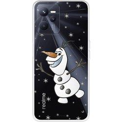 Funda Para Realme C35 Oficial De Disney Olaf Transparente - Frozen