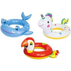 Flotador Hinchable Infantil Bestway Animales | Diversión Acuática para Pequeños | Flotador de unicornio,ballena y loro | 3-6a