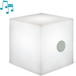 Cubo decorativo led cuby 45 play & music con batería