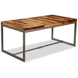 Mesa de comedor VIDAXL Marrón Madera (180 cm)