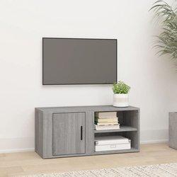 Soporte para TV Sonoma gris 80x31,5x36 cm Madera multicapa