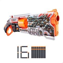 X-SHOT-PISTOLA SKINS LOCK BLASTER C/16 DARDOS +8A- 30METROS ALCANCE