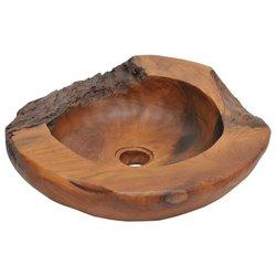 Lavabo de madera de teca 45 cm