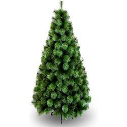 Árbol de Navidad de pino, decoración navideña, árbol de nieve, fácil montaje, altura 60cm 90cm 120cm 150cm 180cm 210cm, verde, verde con nieve y blanco，Árbol de Navidad Artificial, Material PVC Aguja de Pino, Hogar Decoración para Navidad