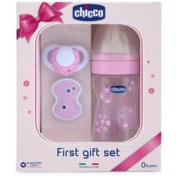 CHICCO GIFT SET WELLBEING ROSA SILICONA