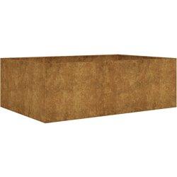 Jardinera acero corten 120x80x40 cm vidaXL