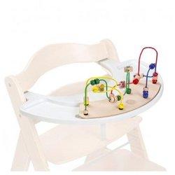 Juego Móvil De Madera Con Bandeja Alpha Play Moving Set Water Animals White De Para Trona Alpha HAUCK