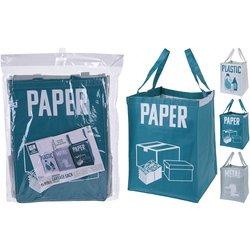 BB Home-Bolsas de Basura Paper-Plastic-Metal Pack de 3 uds