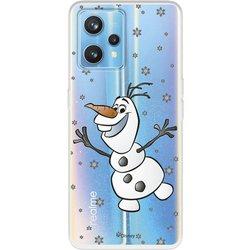 Funda para Realme 9 Pro+ Oficial de Disney Olaf Transparente - Frozen