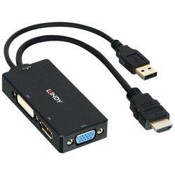 Hdmi to dp/dvi/vga converter