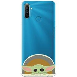 Funda para Realme C3 Oficial de Star Wars Baby Yoda Sonrisas - The Mandalorian