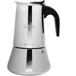 Sogo cafetera moka induccion 9 tazas inox