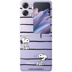 Funda para Oppo Find N2 Flip Oficial de Peanuts Snoopy rayas - Snoopy