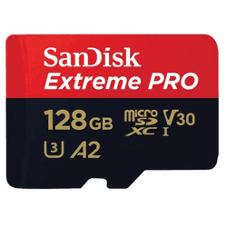 ext pro microsdxc 128gb+sd 200mb s