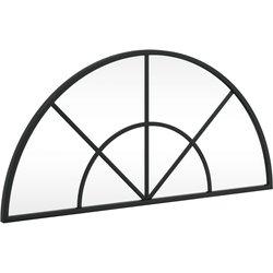 Espejo de pared negro 60x30 cm Iron Arch