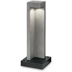 Ideal Lux - titano - Baliza exterior led integrada 1 luz Granito 3000K IP55