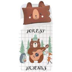 Funda Nórdica Infantil Oso Bosque - Cama 70x160 (120x180)