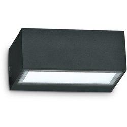 1 luz, aplique Twin Up Down para exterior, negro, IP44, G9 - Ideal Lux