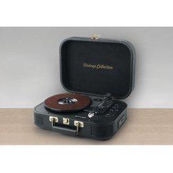 Muse MT-201 GLD - Giradiscos Muse Tres velocidades, Bluetooth, USB y Lector de Tarjetas SD, NEGRO