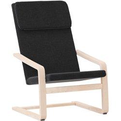 Black Relax Chair en Tela