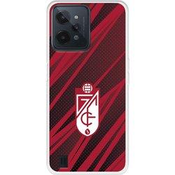 Funda Para Realme C31 Del Escudo - Líneas Rojas Y Negras - Licencia Oficial Granada Cf