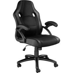 Tectake silla de oficina benny - negro