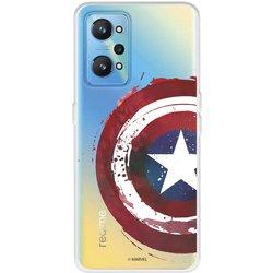 Funda para Realme GT Neo 2 Oficial de Marvel Capitán América Escudo Transparente - Marvel