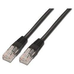 CABLE RED UTP CAT5E RJ45 AISENS 0.5M NEGRO