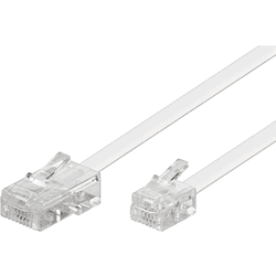 Adaptador de género GOOBAY 10m RJ-11/RJ-45 Cable