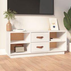 Mueble De Tv VIDAXL Blanco Madera (100x34x40 cm)